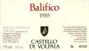 Toscana Balifico Volpaia